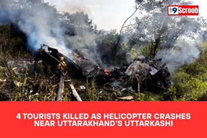 4 Tourists Die in Helicopter Crash Near Uttarkashi, Uttarakhand - 9scroob