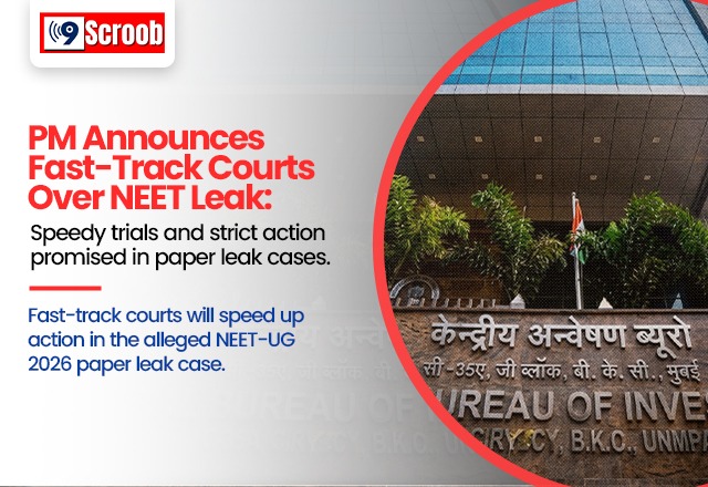 PM's Big Move Amid NEET Row Fast-Track Courts Announced for Swift Action Against Paper Leak Accused