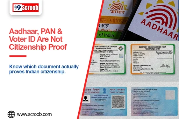 Aadhaar Card, Voter ID, PAN Card and Bank Account Are Not Proof