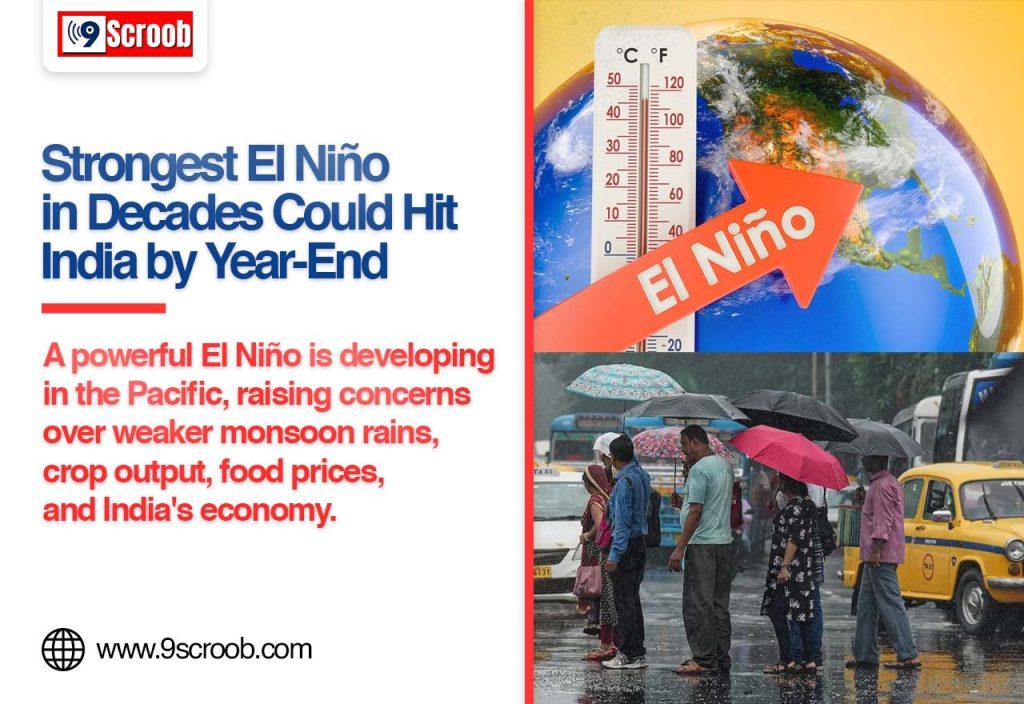 Strongest El Niño in Decades Possible by Year-End What It Means for India