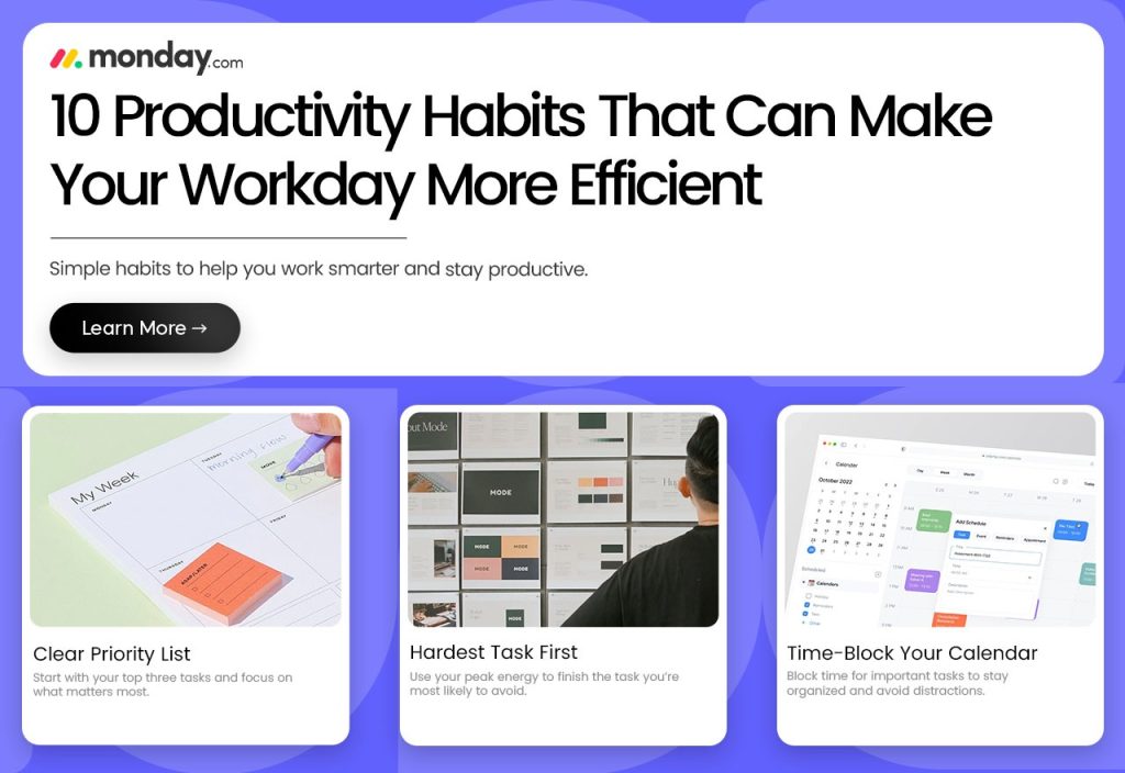 10 Productivity Habits That Can Make Your Workday More Efficient