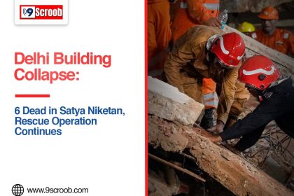 Delhi Building Collapse 6 Dead in Satya Niketan, Rescue Operation Continues