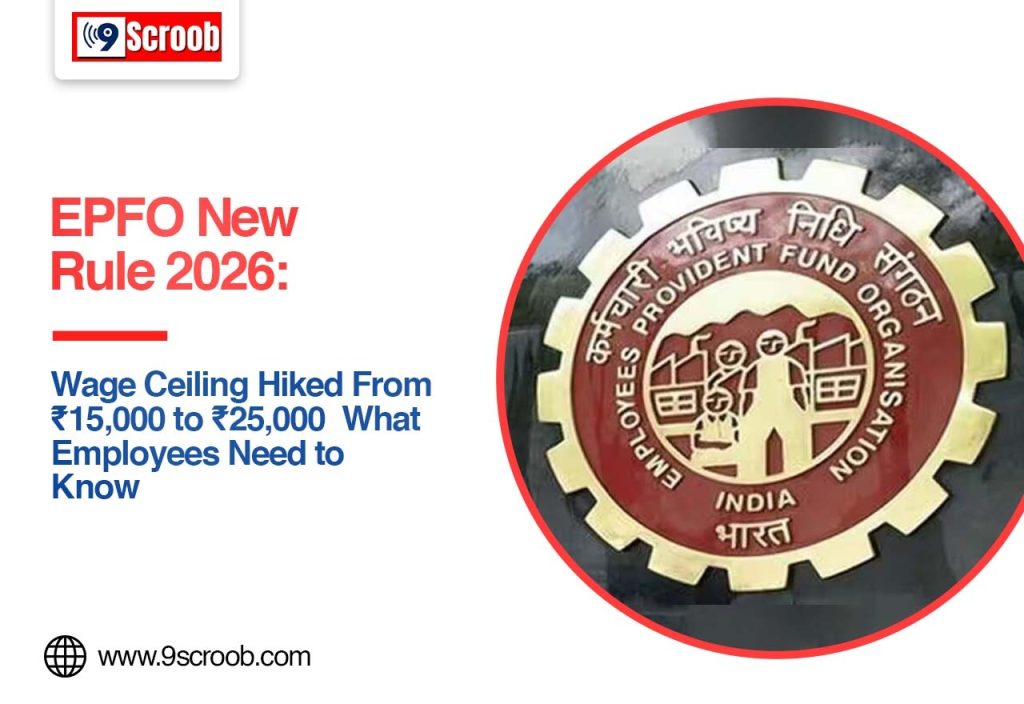EPFO New Rule 2026 Wage Ceiling Hiked From ₹15,000 to ₹25,000 What