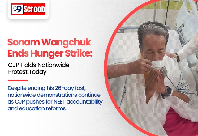 Sonam Wangchuk Ends Hunger Strike CJP Holds Nationwide Protest Today